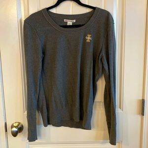 Cutter and Buck Gray Scoopneck Sweater - Size Medium